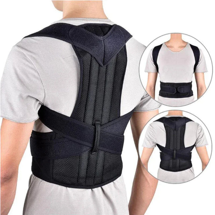 Cozziness™ Adjustable Posture Corrector Low Back Support Shoulder Brace Belt For Men Women