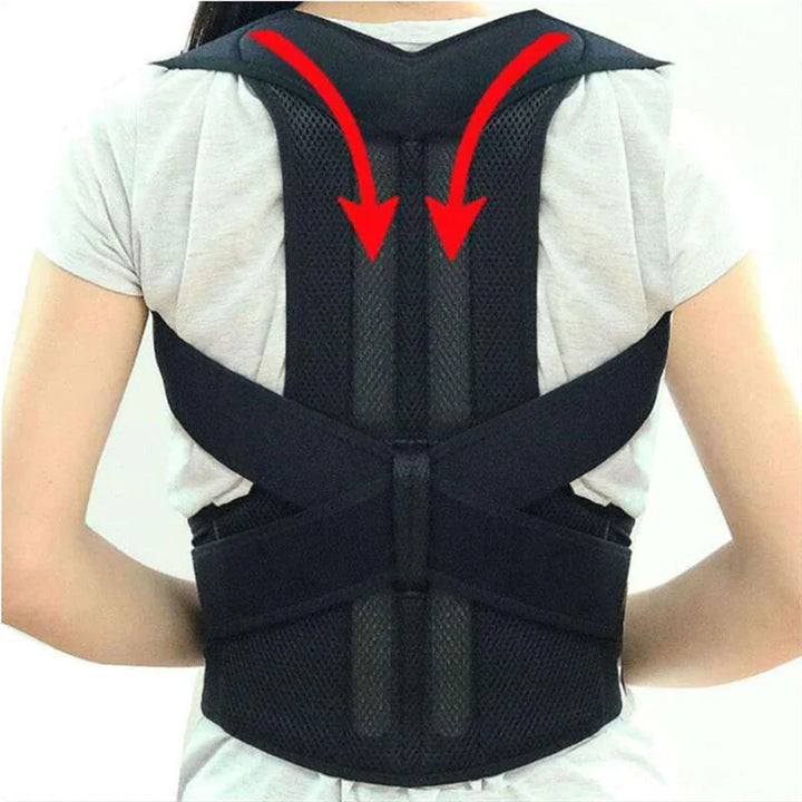 Cozziness™ Adjustable Posture Corrector Low Back Support Shoulder Brace Belt For Men Women